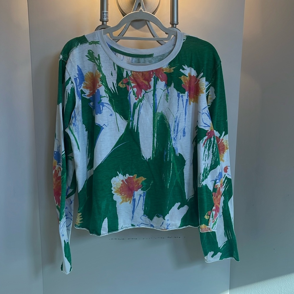 Maeve floral long sleeve tshirt